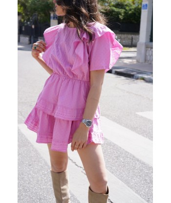 Isabelle pink dress basket pas cher