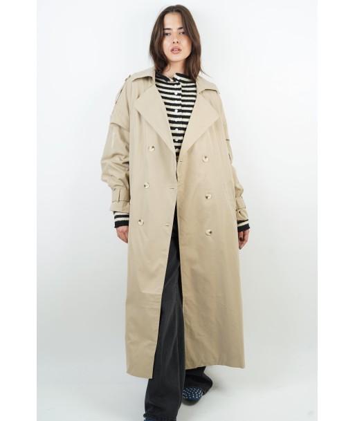 Beigefarbener Nervely-Trenchcoat livraison gratuite