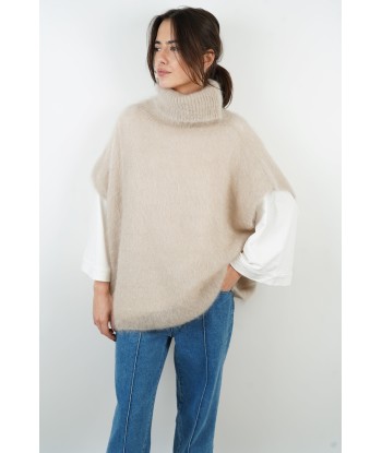 Beigefarbener Mohairpullover von Pietra Pour