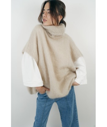 Beigefarbener Mohairpullover von Pietra Pour