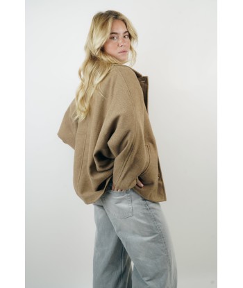 Manteau Margarette noisette en linge