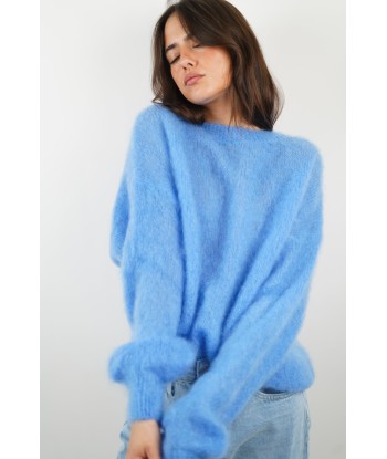 Pull Lucie mohair bleu les muscles