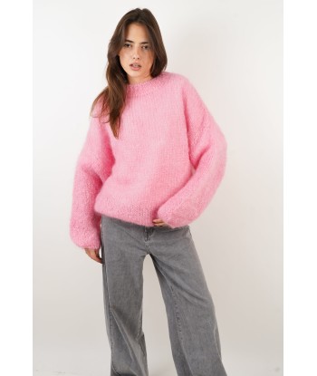 Pull Dina mohair rose plus qu'un jeu 