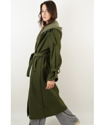 Manteau Sasha kaki livraison gratuite