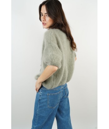 Pull Bianca mohair en linge