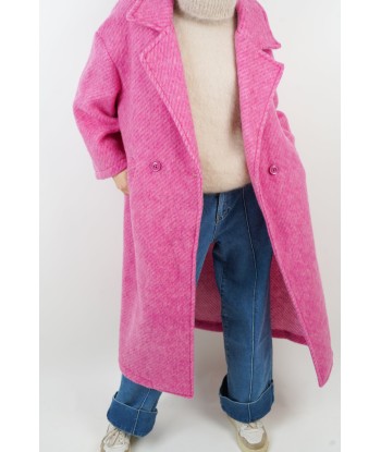 Manteau en laine Gabriela rose Venez acheter