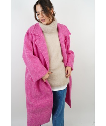 Manteau en laine Gabriela rose Venez acheter