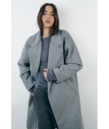 Manteau Jeanne gris soldes