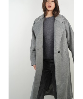 Manteau Jeanne gris soldes