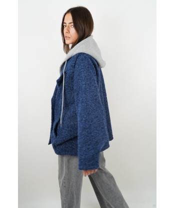 Manteau Éléonore bleu marine du meilleur 