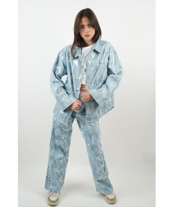 Sky blue Isabeau jacket en ligne des produits 