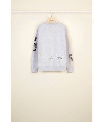 Printed cotton oversized sweatshirt Véritable concentré