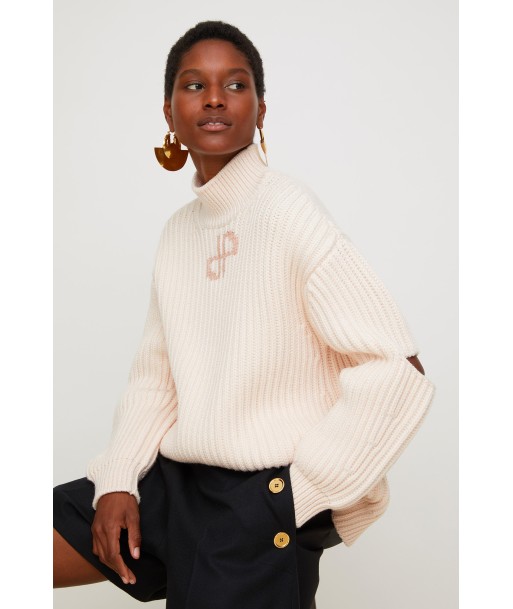 Cut-out Merino wool jumper les ctes