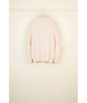 Cut-out Merino wool jumper les ctes