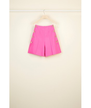 High-waisted virgin wool shorts la chaussure