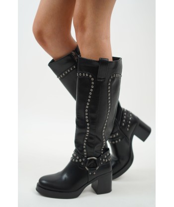 Black Lena boots solde