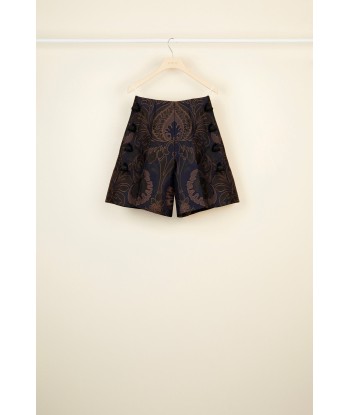 High-waisted virgin wool shorts acheter en ligne