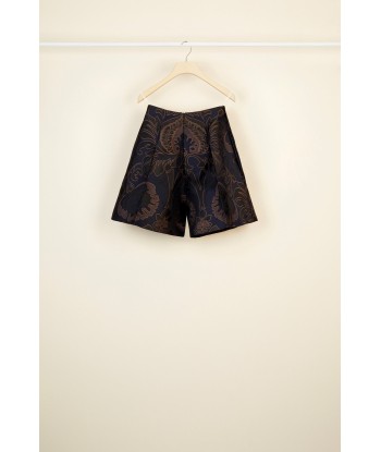 High-waisted virgin wool shorts acheter en ligne