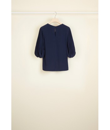 Cut Bow Top - Navy Par le système avancé 