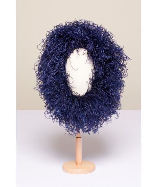 Feather embellished Merino wool hat l'évolution des habitudes 