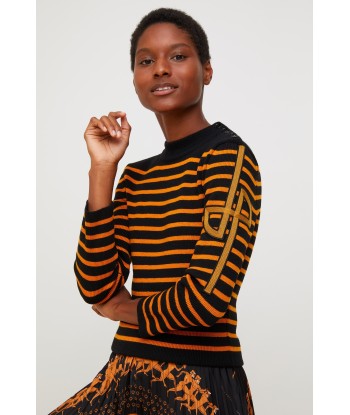 Breton jumper with embroidered logo outlet