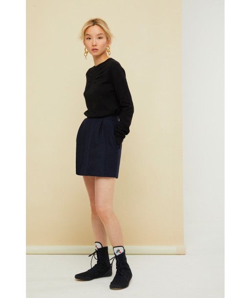 Wool and cashmere tulip skirt Véritable concentré