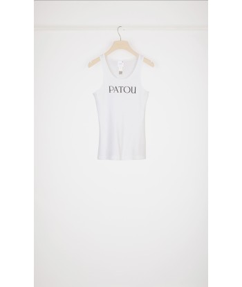 Patou cotton tank top in organic cotton JUSQU'A -70%! 