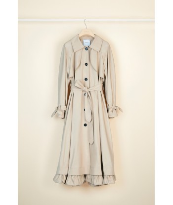 Cotton gabardine trench coat les ctes