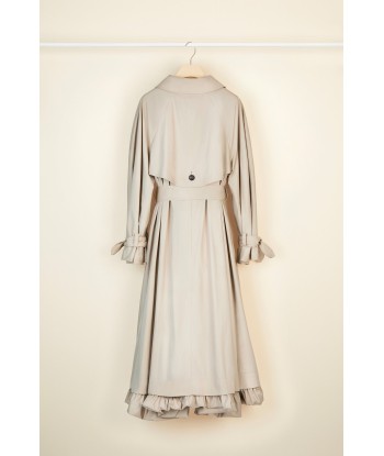 Cotton gabardine trench coat les ctes