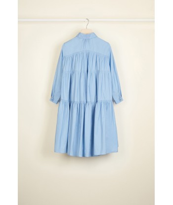 Tiered faille shirt dress suggérées chez