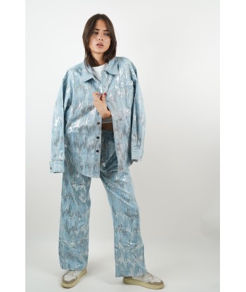 Sky blue Isabeau jacket en ligne des produits 