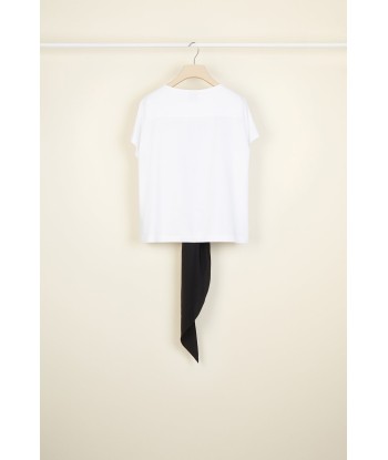 Tie front cotton tee outlet