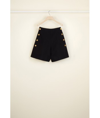 High-waisted cotton shorts JUSQU'A -70%! 