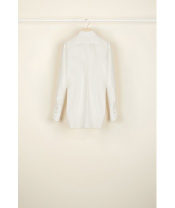 Draped silk blouse acheter en ligne