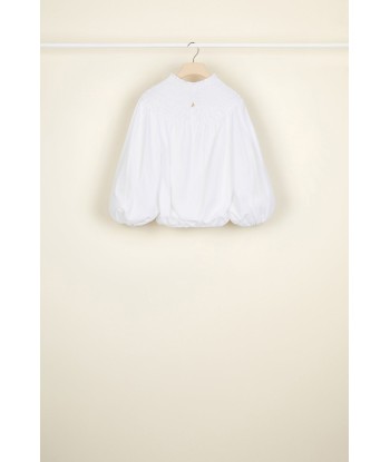 Smock collar poplin crop top Paris Déstockage Promo