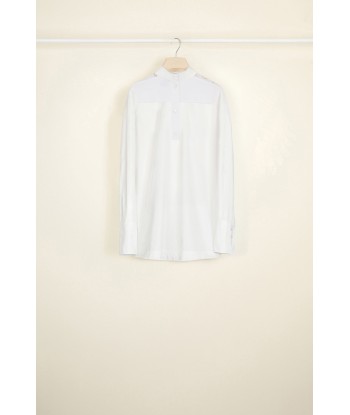 Guipure cut-out cotton top pas cheres