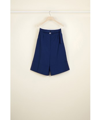 Loose belted summer wool shorts Economisez 