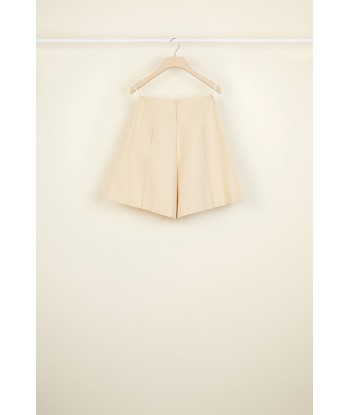 High-waisted cotton shorts Pour