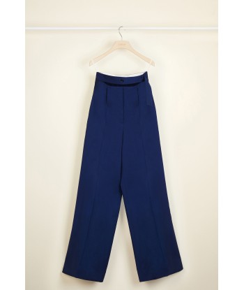 Loose belted summer wool trousers online