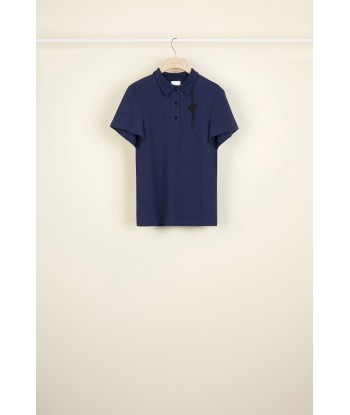 Logo cotton polo shirt paiement sécurisé