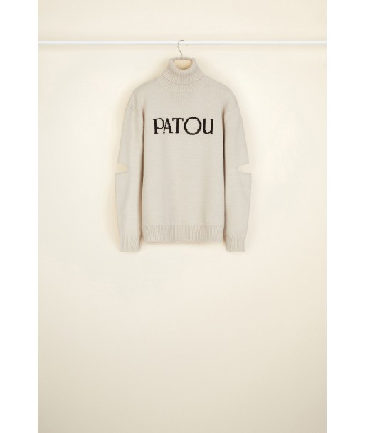 Oversized cut-out Patou jumper une grave pollution 