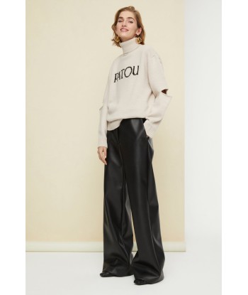 Oversized cut-out Patou jumper une grave pollution 