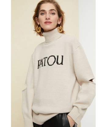 Oversized cut-out Patou jumper une grave pollution 