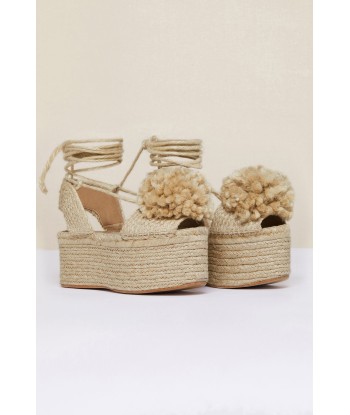 Pompom platform espadrilles Toutes les collections ici