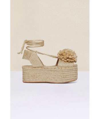 Pompom platform espadrilles Toutes les collections ici