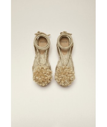 Pompom platform espadrilles Toutes les collections ici