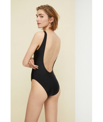 Low back one-piece swimsuit la livraison gratuite