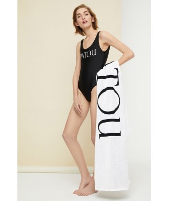 Low back one-piece swimsuit la livraison gratuite