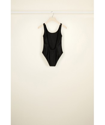 Low back one-piece swimsuit la livraison gratuite