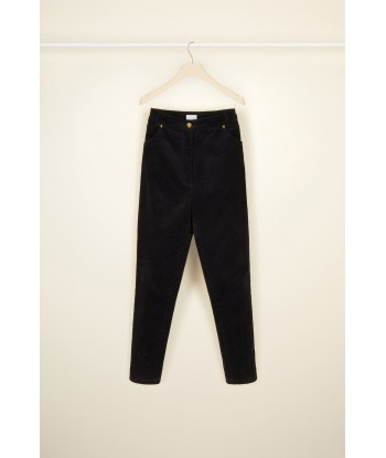 Corduroy carrot trousers en linge